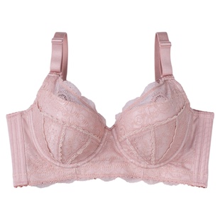 MsKKay内衣立体杯大胸显小调整型文胸薄大码聚拢收副乳防下垂贝壳