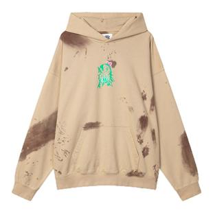 ROUND TWO 美国Wild Growth 秋季重磅仙人掌扎染宽松套头连帽卫衣