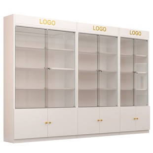 展示柜产品陈列柜玻璃门礼品柜商用玩具货柜美容院柜子化妆品展柜