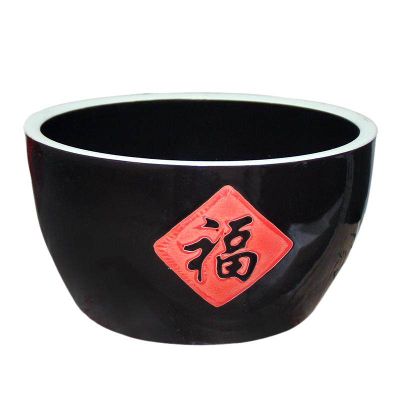 复古福字米缸大酱缸特色厨房猪油盆