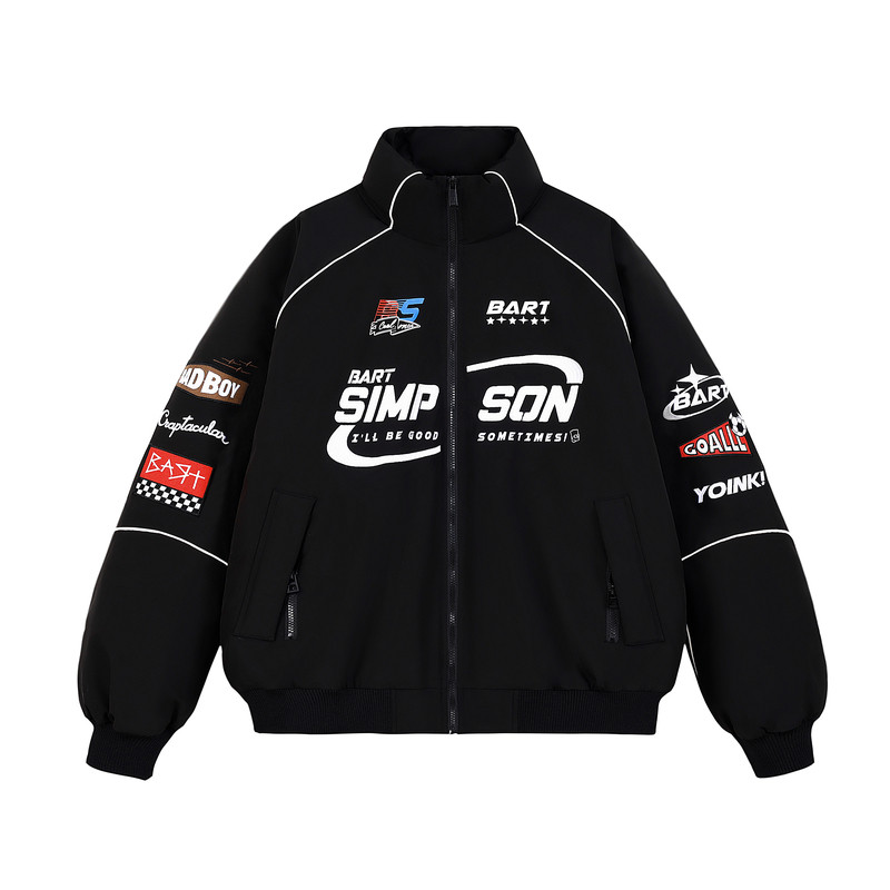 【袁一琦同款】辛普森一家赛车夹羽绒服