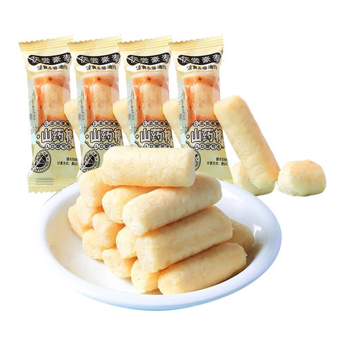 铁棍山药棒旗舰店非油炸独立小包装健康零食糖米果便宜解馋能量棒