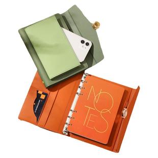 高档a5活页笔记本本子2025年新款教师节礼物多功能a6手帐本简约日记本高级感商务会议记录记事本礼盒定制logo