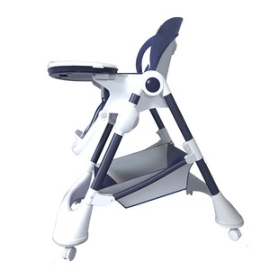 卡曼宝宝餐椅摇椅婴儿餐桌椅家用可折叠儿童吃饭学坐椅座椅二合一