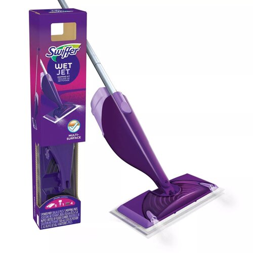 现货 美国Swiffer WET JET拖把电动双喷头喷水拖把干巾清洁剂替换
