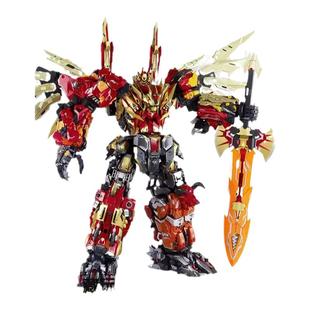 藏玩阁变创纪蚩尤神原色组合全套组合国产原创变形组合机甲可拆