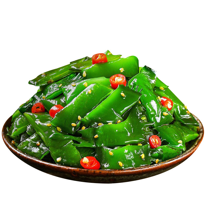 开袋即食海藻裙带菜梗段香辣美味