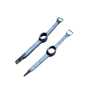 劈柴镐钢镐纯手工锻打柴镐道轨钢劈柴专用镐双扁镐头家用劈柴神器