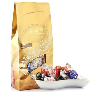 【自营】Lindt瑞士莲软心巧克力球600g Lindor 流心进口高端零食