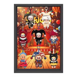 马戏团小丑why so serious系列展示盒壁挂收纳相框适用泡泡玛特