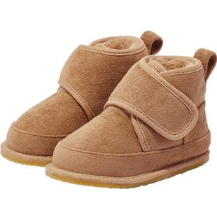 卡特兔儿童棉鞋宝宝加绒鞋男童女童鞋冬季软底婴儿加厚鞋子雪地靴