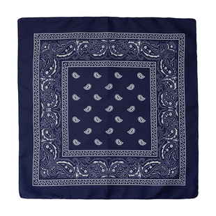 美式复古腰果花印花方巾hiphop潮流发带围脖嘻哈街舞Bandana头巾