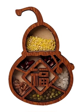 冰箱贴磁贴新五谷丰登乔迁装饰搬家创意木质工艺品旅游纪念新年福