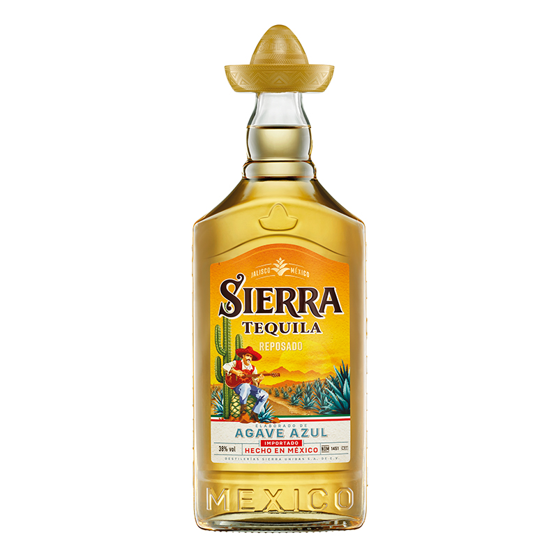 Sierra幸运帽微酿金色龙舌兰tequila38%vol烈酒墨西哥进口700ml