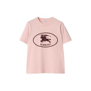【24期免息】BURBERRY女装 骑士印章棉质 T 恤衫 多色