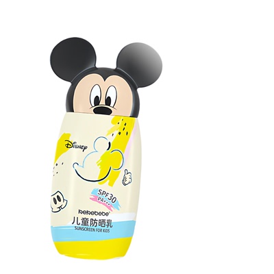 迪士尼kekebebe儿童防晒霜隔离霜紫外线男女宝宝专用物理防晒乳液