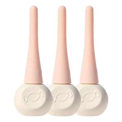 CandyMoyo猫眼甲油胶裸色2025年新款懒人三合一亮片爆闪玻璃珠