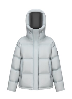 鹅绒羽绒服女冬季加厚连帽短款
