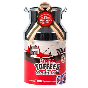 英国进口Walker's沃尔克斯什锦味太妃糖喜糖礼盒包装礼罐300g