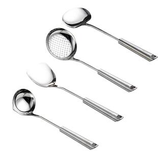 onlycook食品级316L不锈钢锅铲套装全套炒菜蘑菇铲子汤勺漏勺家用