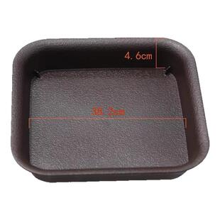 正方形托盘塑料花盆底托接水盘花盆底座可存水塑料磨砂树脂加厚