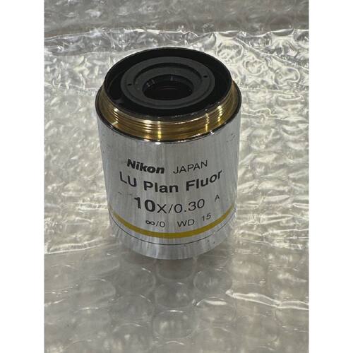 Nikon LU Plan Fluor 10x0.30 A 0 WD 15 BD Microscope Objectiv