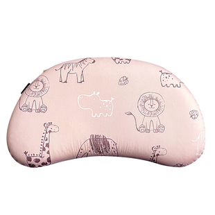 A类儿童枕套100%全棉58x35CM月牙硅胶婴儿枕头套睡眠适配方程式N3