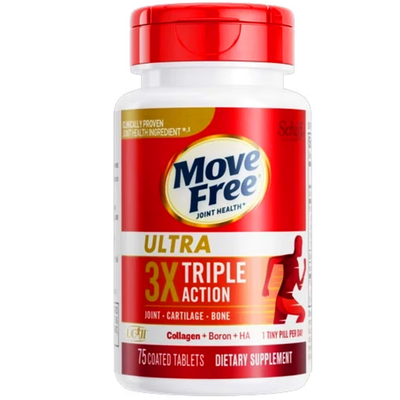 美国Schiff Move Free Ultra骨胶原 维骨力胶原蛋白UC-Ⅱ75粒现货