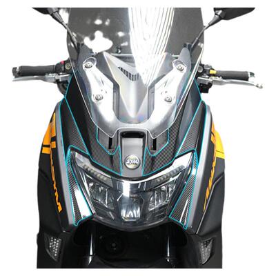 适用SYM三阳MAX400碳纤维贴膜