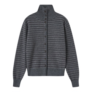 芭依璐2025冬季新款毛衣上衣针织开衫时尚保暖针织衫羊毛衫外套