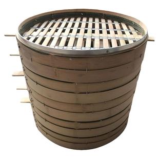 安庆蒸笼竹制商用包子老式大容量超大竹笼特大号商用竹屉竹子蒸笼