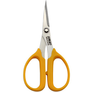 日本进口OLFA爱利华不锈钢防滑剪刀手工裁缝布艺拼布剪小剪子家用