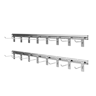 上墙展示架手机配件小饰品袜子超市零食耳环挂架槽板展架挂钩货架