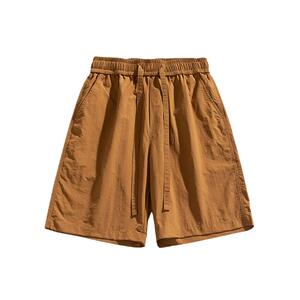 NASA联名男士冰丝短裤夏季潮牌宽松中裤子男生夏天速干休闲五分裤