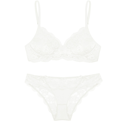 爆款小胸显大无钢圈聚拢蕾丝内衣