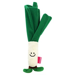 QMONSTER狗蔬菜玩具响纸磨牙毛绒发声幼犬狗耐咬解闷小狗宠物玩具