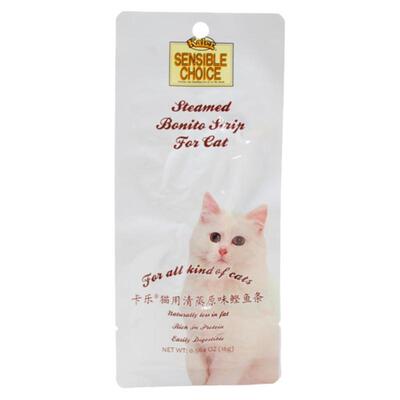 卡乐猫咪鲣鱼条 清蒸原味鲣鱼条幼猫成猫包邮猫零食鱼条16g