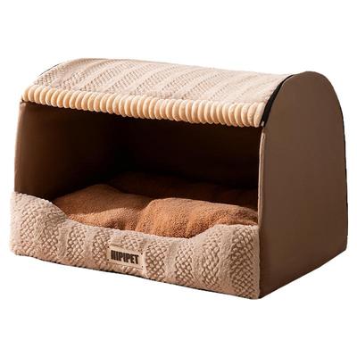 狗窝小型犬冬季保暖狗房子睡觉用狗狗窝四季通用泰迪比熊安全感窝