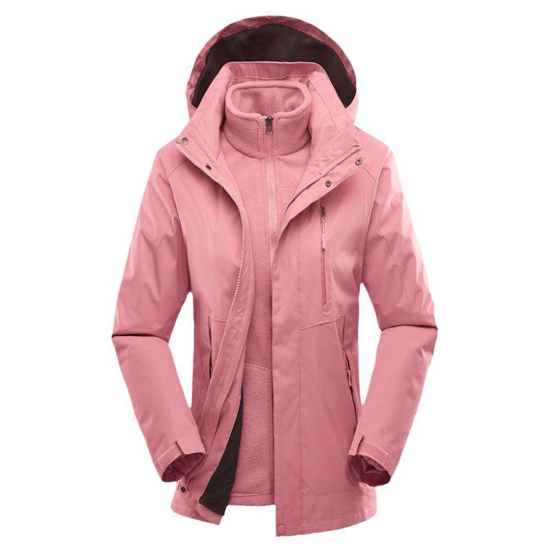 冲锋衣三合一男女潮牌可拆卸两件套秋冬季加厚保暖登山服防水外套