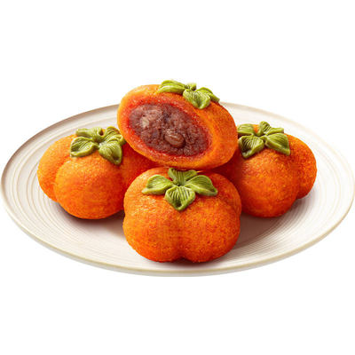 千味央厨万柿如意酥油炸小吃红豆沙馅柿子造型糯米糍酒席中式糕点