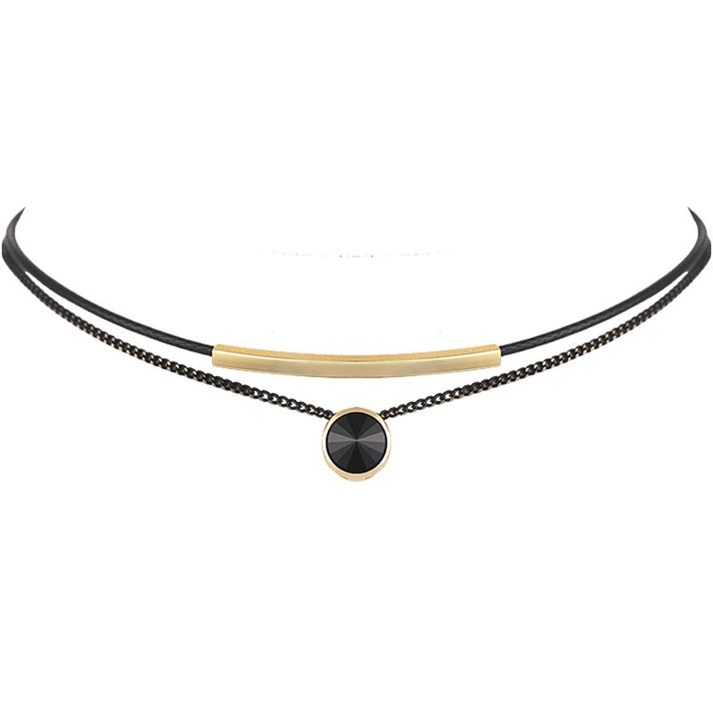 兰盈奥地利水晶项链2025年新款choker颈链时尚吊坠女锁骨生日礼物