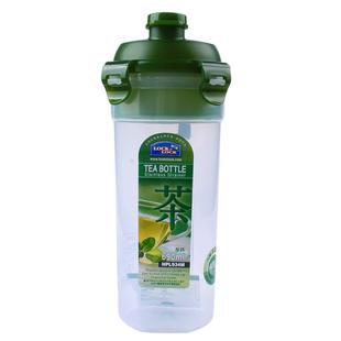 乐扣乐扣塑料水杯高颜值夏季运动便携水壶男学生茶水分离泡茶杯子