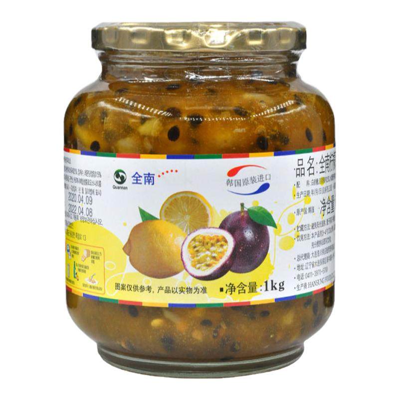 韩国进口全南柠檬百香果饮品1kg