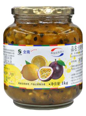 韩国进口全南柠檬百香果饮品1kg