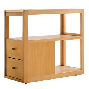 带轮可移动边几实木沙发侧边柜小茶几小户型方桌茶台迷你方几角几