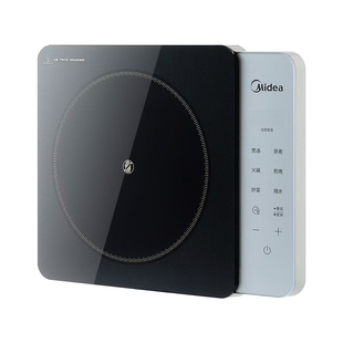 Midea/美的电陶炉MC-HW22E01不挑锅陶瓷锅2200W触控定时火锅