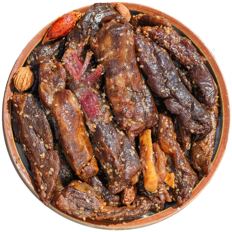 羊肉干肉质紧实香味浓郁解馋不腻