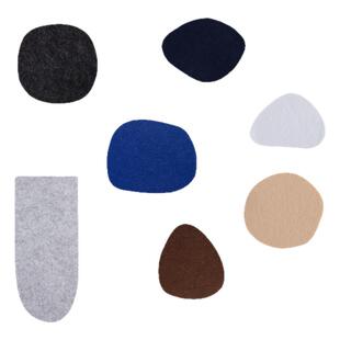 首饰展示托垫不规则毛毡垫饰品耳环珠宝陈列拍摄直播道具创意摆件