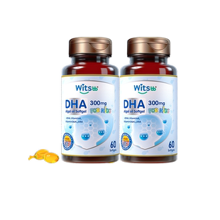 【自营】witsbb健敏思多效藻油dha敏宝婴幼儿dha儿童非鱼油*2瓶