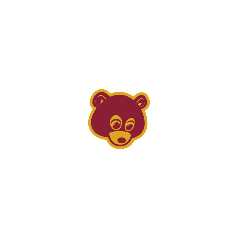 TLP反光贴 侃爷辍学熊Dropout Bear 说唱rap可爱小熊 防水贴纸